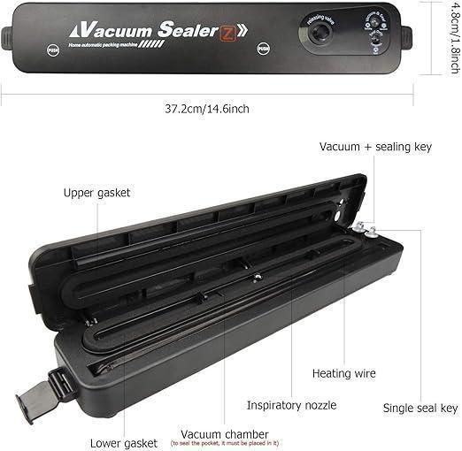 Portable Multi-functional Food Vacuum Sealer By Zomaax