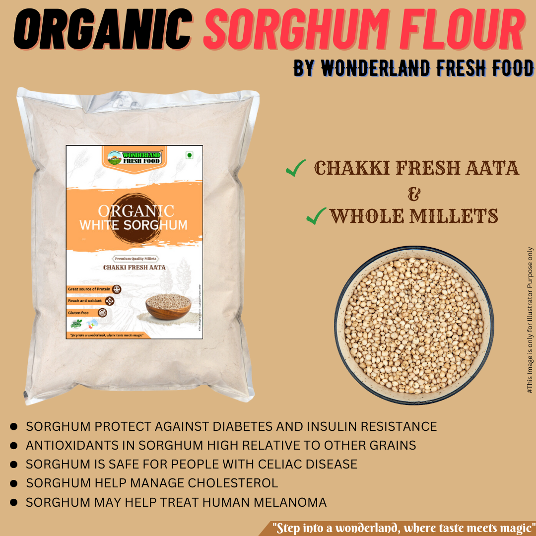 Jowar Atta | Sorghume Flour | Sorghum Millet Flour | Stone Ground Chakki Fresh Atta