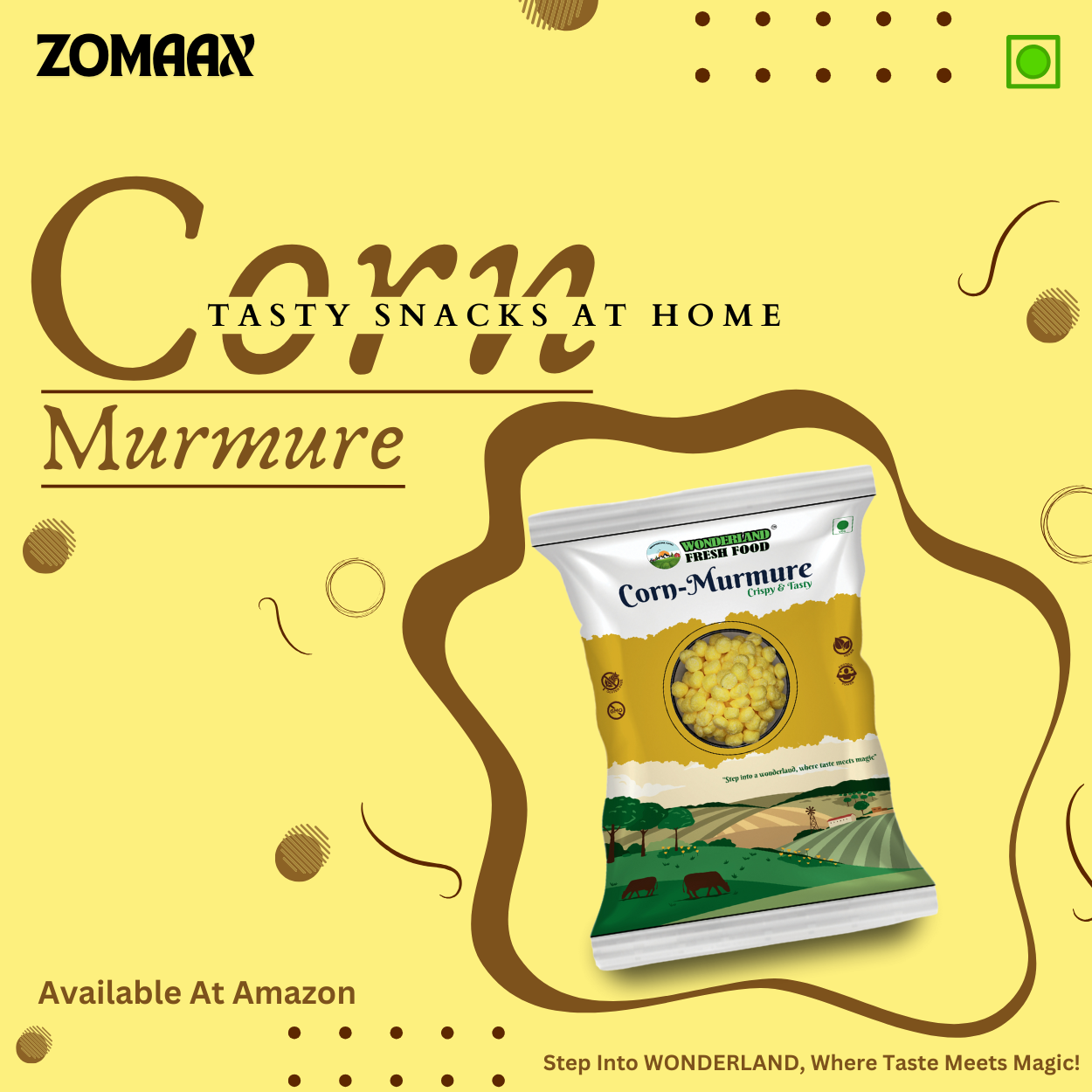 Corn Murmura | Corn Murmure For Snacks At Home | Puff Mamra | Puffed Snacks | Rosted/Baked Puff For Healthy Breakfast Snack Food