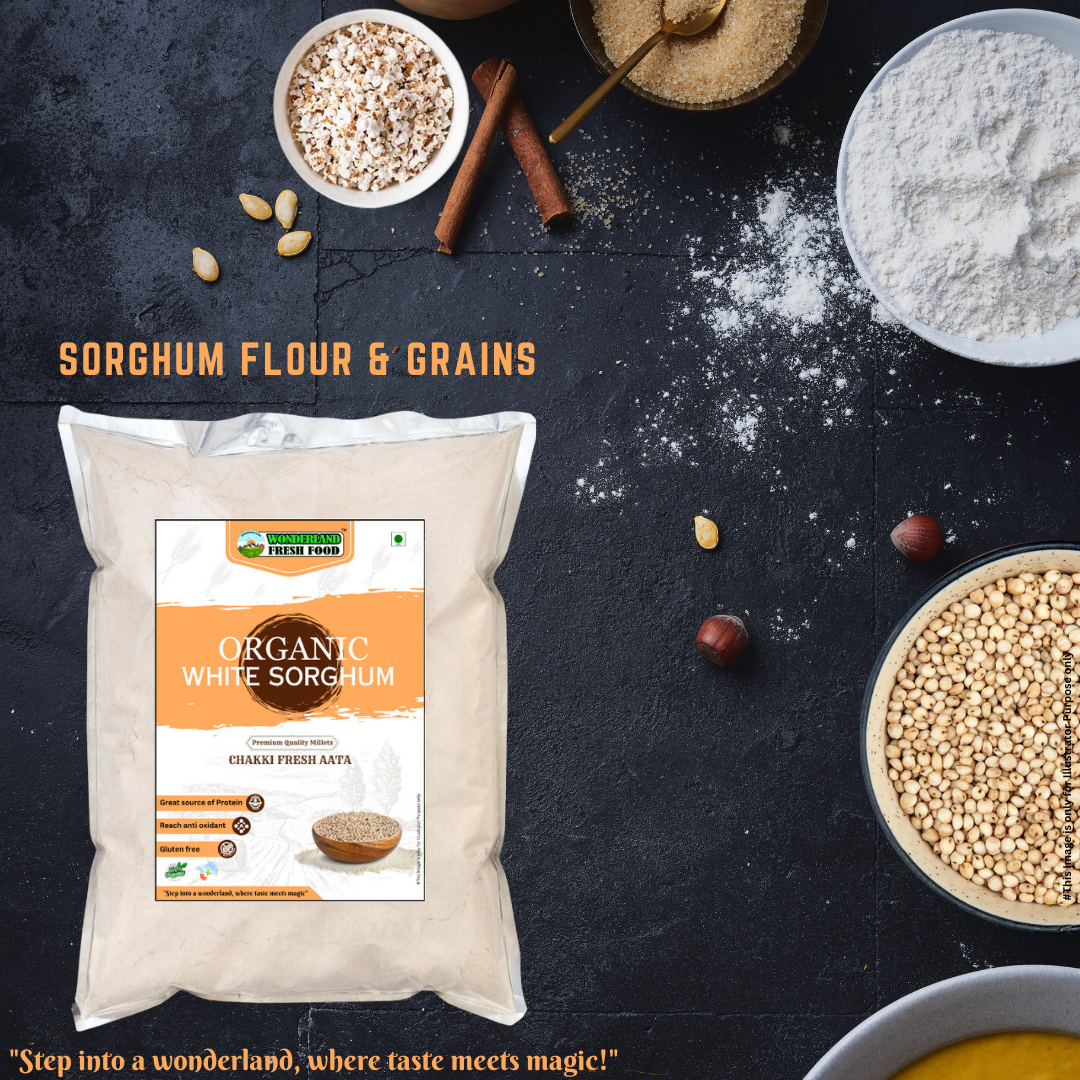 Jowar Atta | Sorghume Flour | Sorghum Millet Flour | Stone Ground Chakki Fresh Atta